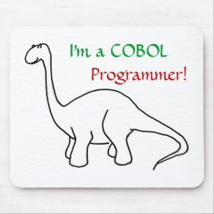 私はCOBOLプログラマーです! マウスパッド