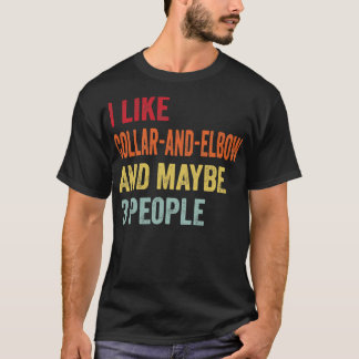 私はCollarandElbowが好きかもしれない3人 Tシャツ