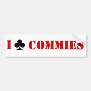 私はCommiesを協力させます バンパーステッカー