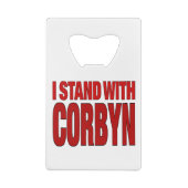 私はCorbynと立ちます クレジットカード栓抜き (裏面)