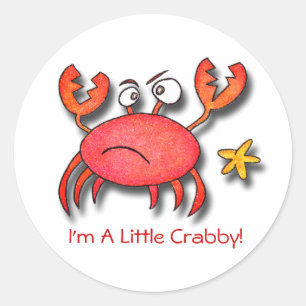 私はCrabby少しです! ラウンドシール