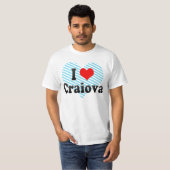 私はCraiova、ルーマニアを愛します Tシャツ (正面フル)
