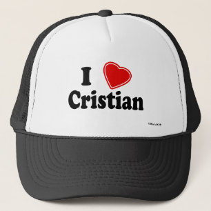 私はCristianを愛します キャップ