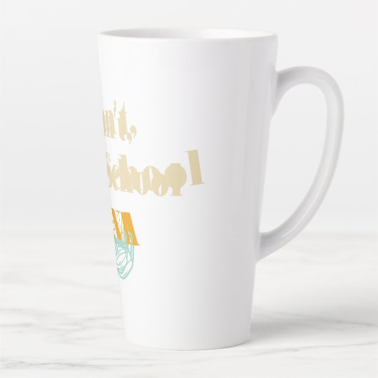 私はCrna学校にいる カフェラテマグ (右)