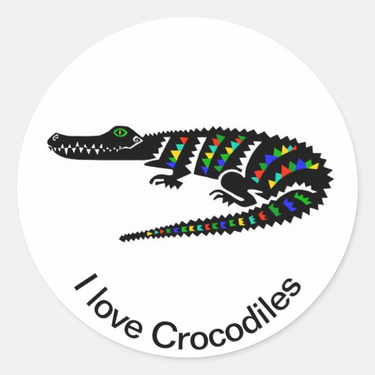 私はCROCODILESが大好き – 爬虫類 – 野生生物 – アメリカ ラウンドシール (正面)