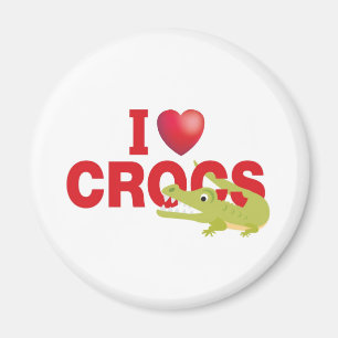 私はcrocsを愛します マグネット