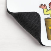 私はcrossworgsを愛し、走り書きします マウスパッド (コーナー)