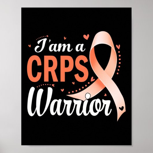 私はCrps Warrior Rsdの認識度・オレンジリボン ポスター (正面)
