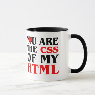 私はCSS/あなたをです私のHTML/ハートのCSS愛します マグカップ