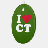 私はCTを愛します セラミックオーナメント (左)