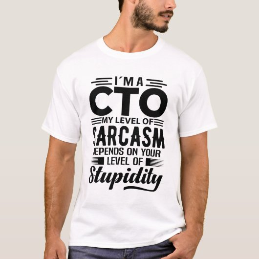 私はCTOだ Tシャツ (正面)