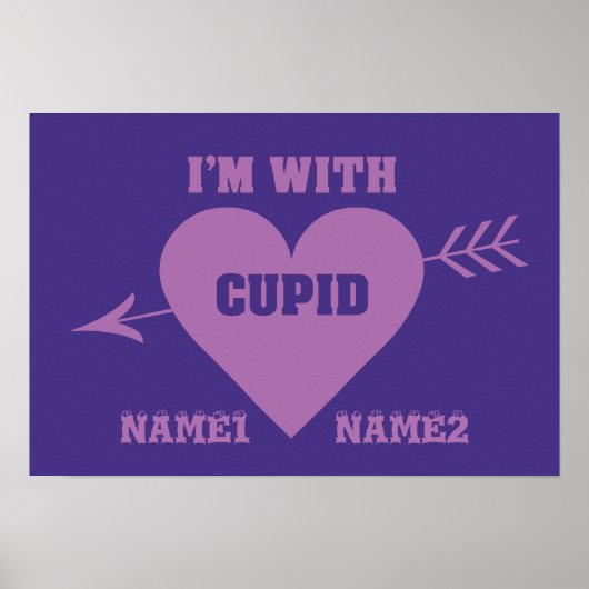 私はCUPIDのポスターを持っカスタムている ポスター (正面)