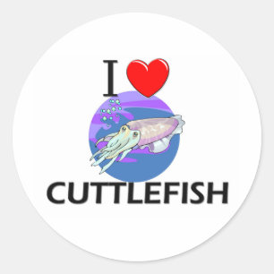 私はCuttlefishを愛します ラウンドシール