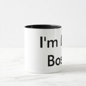 私はDaのボスのマグです マグカップ (中央)