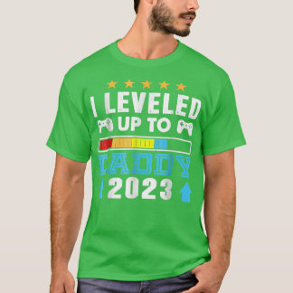私はDaddy 2023にすぐにおもしろいパパ20になるようにレベルアップ Tシャツ