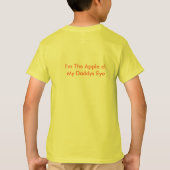 私はDaddysの私の目のAppleです Tシャツ (裏面)