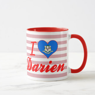 私はDarien、コネチカットを愛します マグカップ