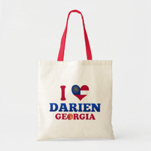 私はDarien、ジョージアを愛します トートバッグ