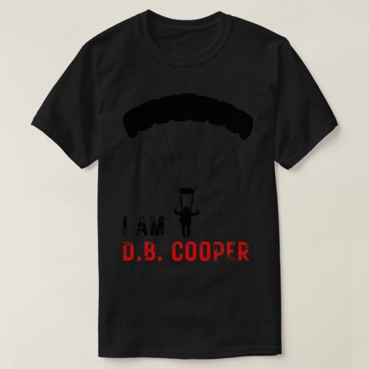 私はDBクーパー2 Tシャツ (デザイン正面)