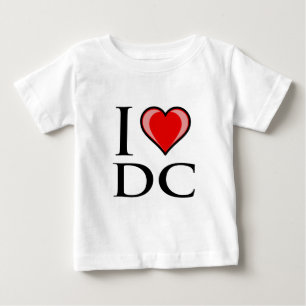 私はDC -コロンビア特別区--を愛します ベビーTシャツ