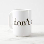 私はDecaf コーヒーマグカップ (正面左)