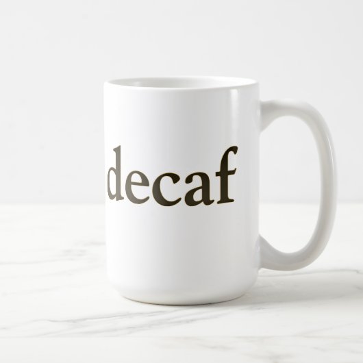 私はDecaf コーヒーマグカップ (右)