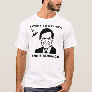 私はDennis Kucinichライトを信じたいと思います Tシャツ