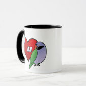 私はDerbyanの私のインコを愛します マグカップ (正面左)