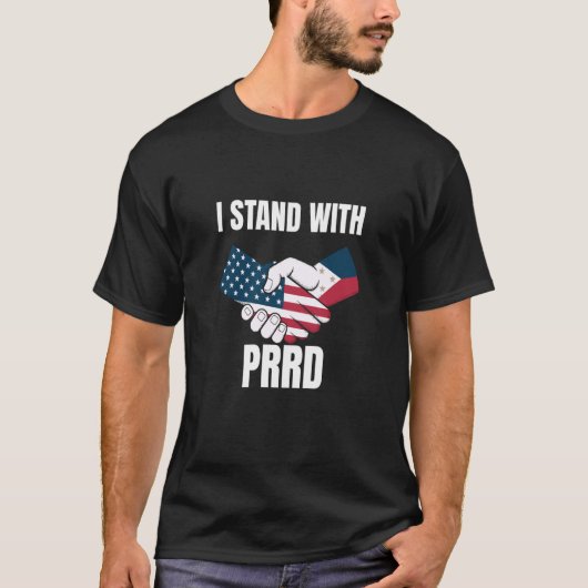 私はDigong Duterte PRRD DU30フィリピンUと共に立つ Tシャツ (正面)