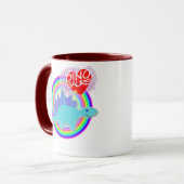 私はDinosのTレックス及びステゴサウルスの一流のマグを愛します マグカップ (正面左)