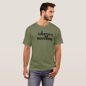 私はDisturbedだと思う Tシャツ (正面フル)