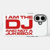 私はDJであり、デュークボックスではない – iPhone 16ケース Case-Mate iPhoneケース (裏面 (横))