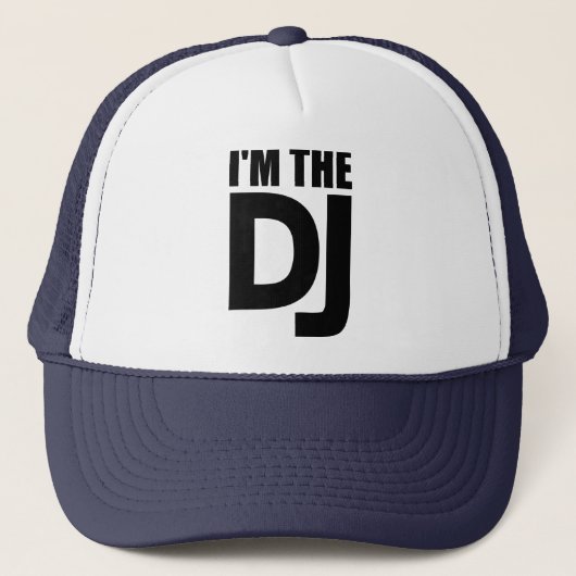 私はDJです キャップ (正面)