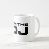 私はDjです コーヒーマグカップ (正面右)