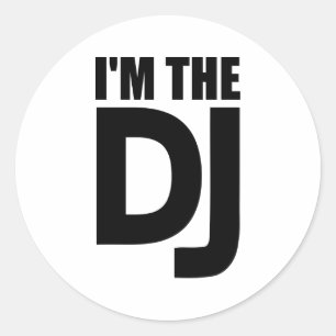 私はDJです ラウンドシール