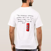 私はDJです Tシャツ (裏面)