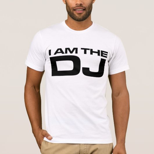 私はDJです Tシャツ (正面)