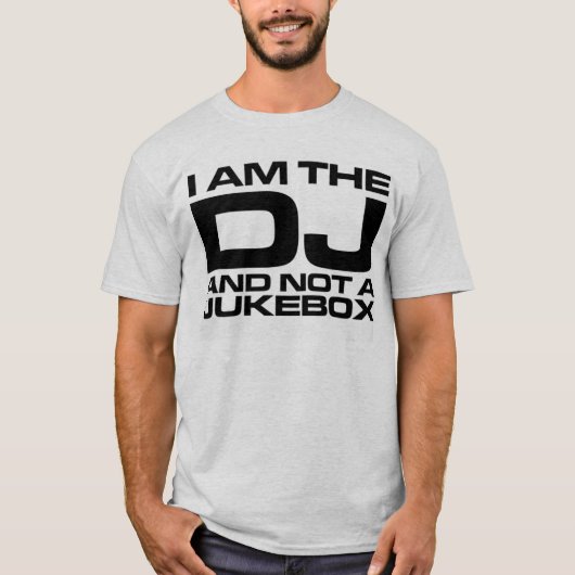 私はDJです Tシャツ (正面)