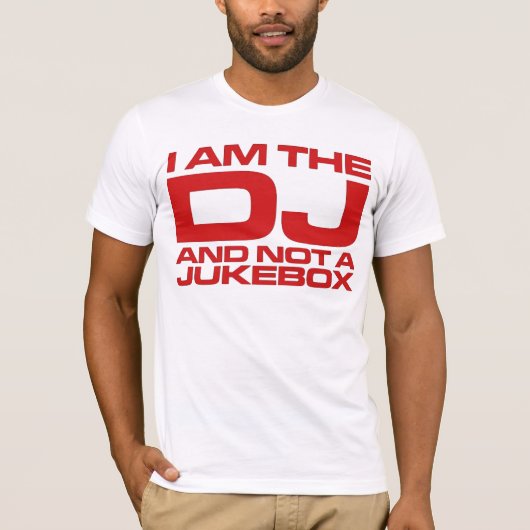 私はDJです Tシャツ (正面)