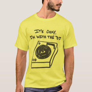私はDJとあります Tシャツ
