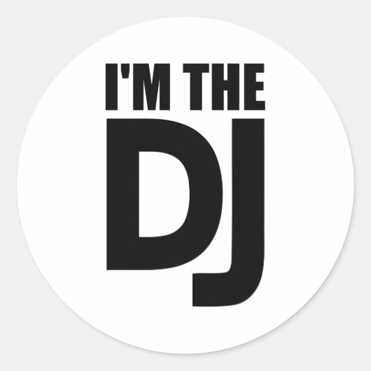 私はDJ ラウンドシール (正面)