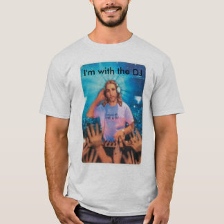 私はDJ 02とあります Tシャツ