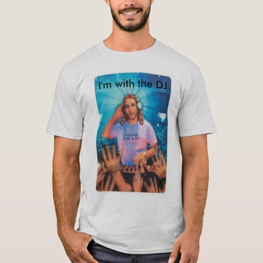 私はDJ 02とあります Tシャツ (正面)