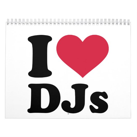 私はDJsを愛します カレンダー (カバー)