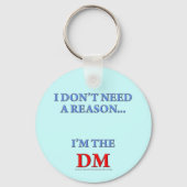 私はDMだ キーホルダー (正面)