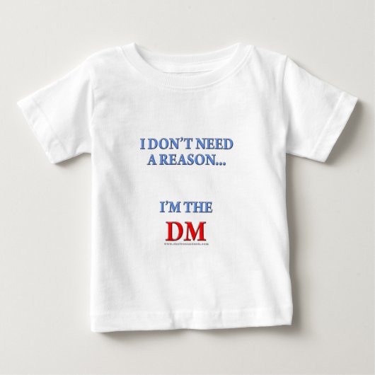 私はDMです ベビーTシャツ (正面)