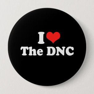 私はDNC.pngを愛します 缶バッジ
