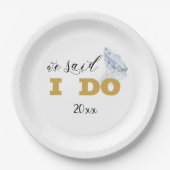 私はDOプレートデザイン ペーパープレート (正面)