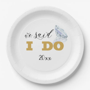 私はDOプレートデザイン ペーパープレート