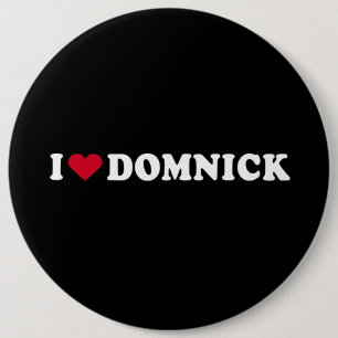 私はDOMNICKを愛します 缶バッジ